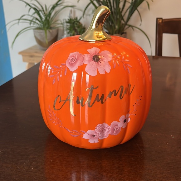 Fall decor pumpkin and sweater weather canvas (9 x 9). NWOT. - Picture 3 of 4